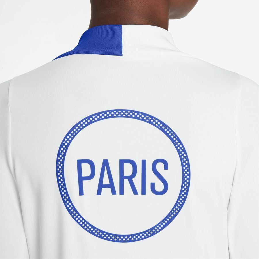 Paris Saint Germain Training Shirt Dri-FIT Strike Drill 3rd - White/Hyper Royal/Global Red Kids-League Wear Hub