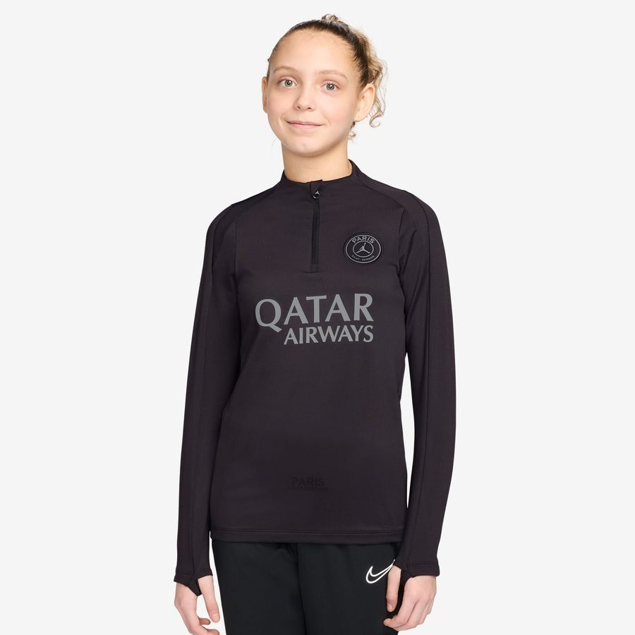 Paris Saint Germain Training Shirt Dri-FIT Strike Drill 4th Jordan x PSG - Particle Grey/Off Noir Kids-League Wear Hub