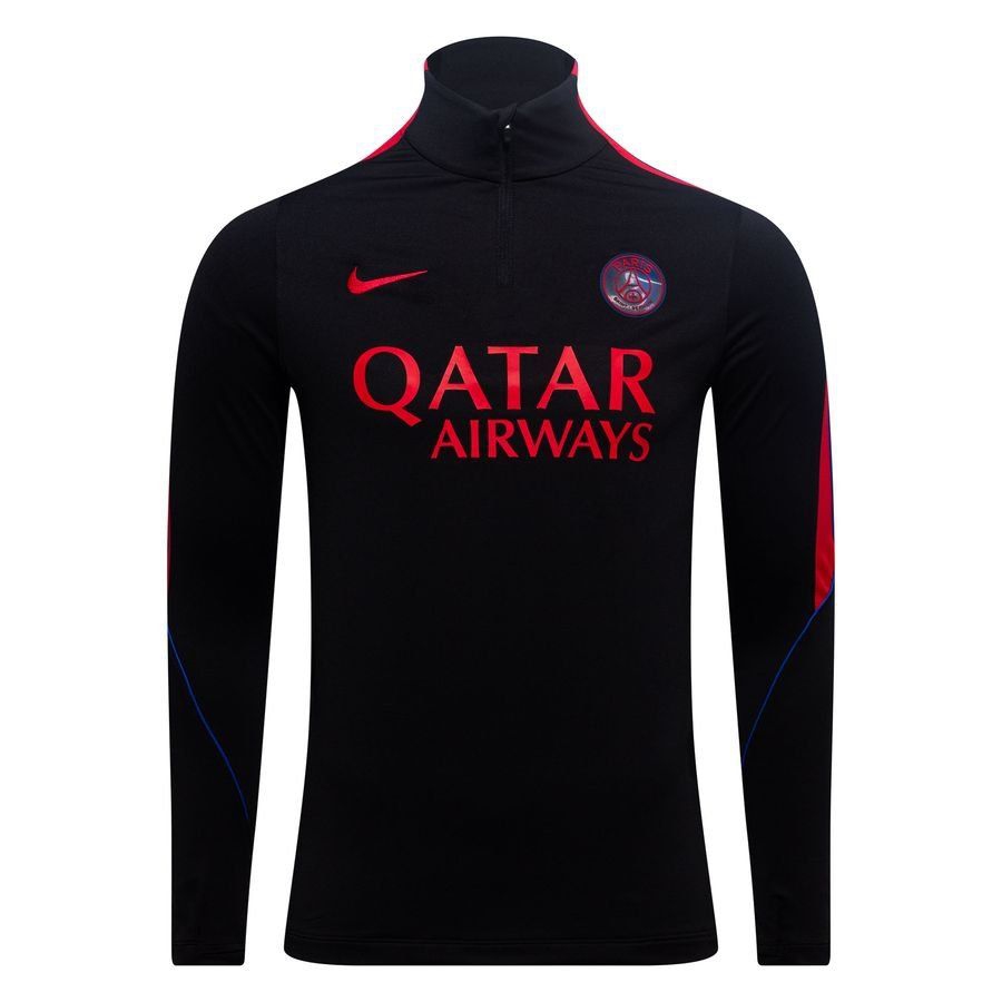Paris Saint Germain Training Shirt Dri-FIT Strike Drill - Black/Global Red-League Wear Hub