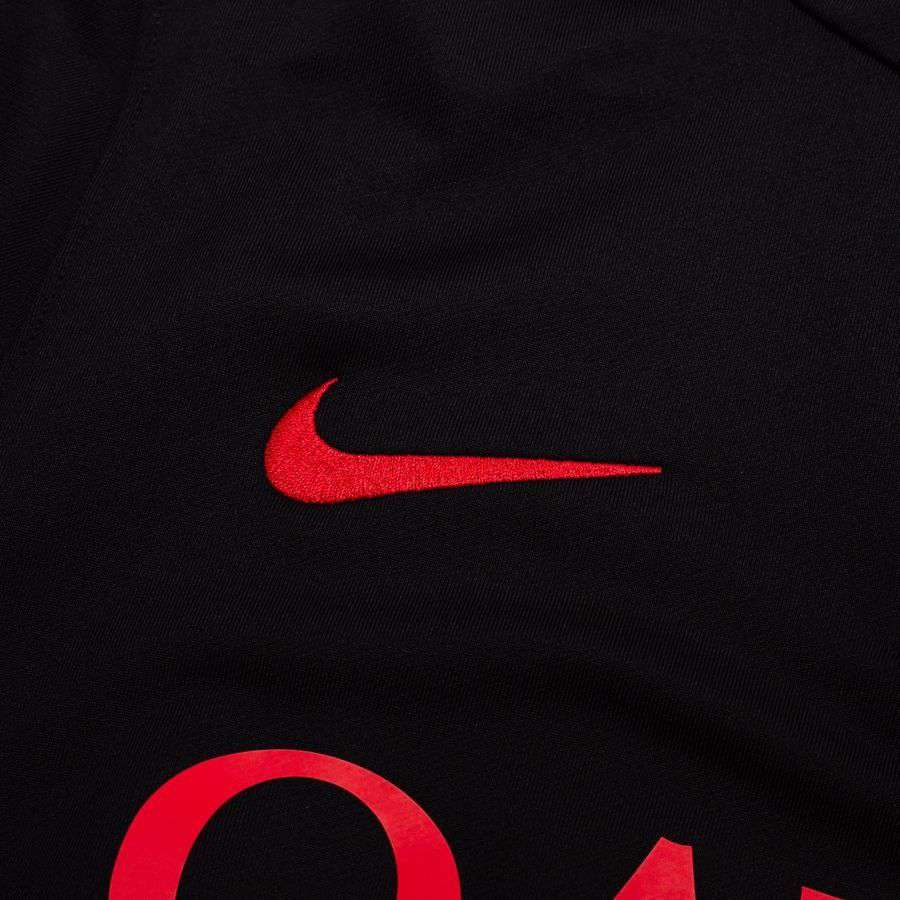Paris Saint Germain Training Shirt Dri-FIT Strike Drill - Black/Global Red-League Wear Hub