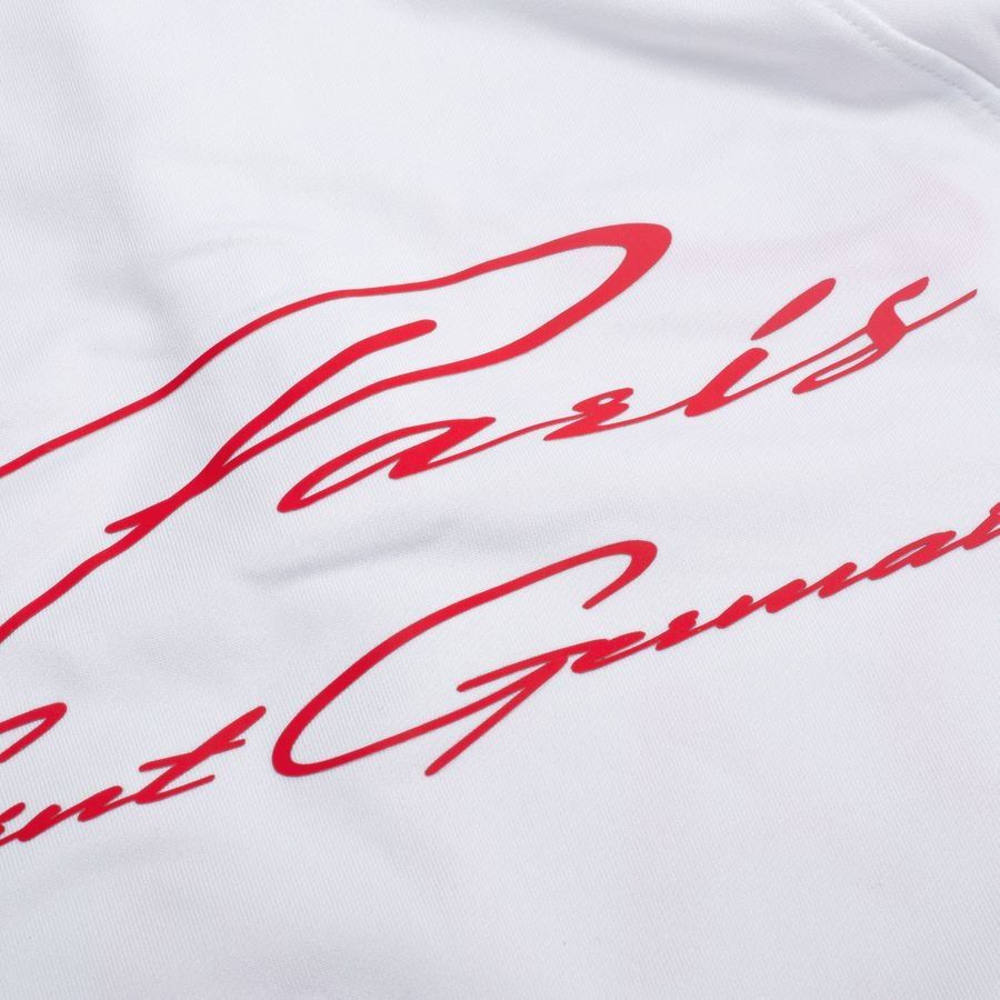 Paris Saint Germain Training Shirt Dri-FIT Strike Drill - White/Global Red Kids-League Wear Hub