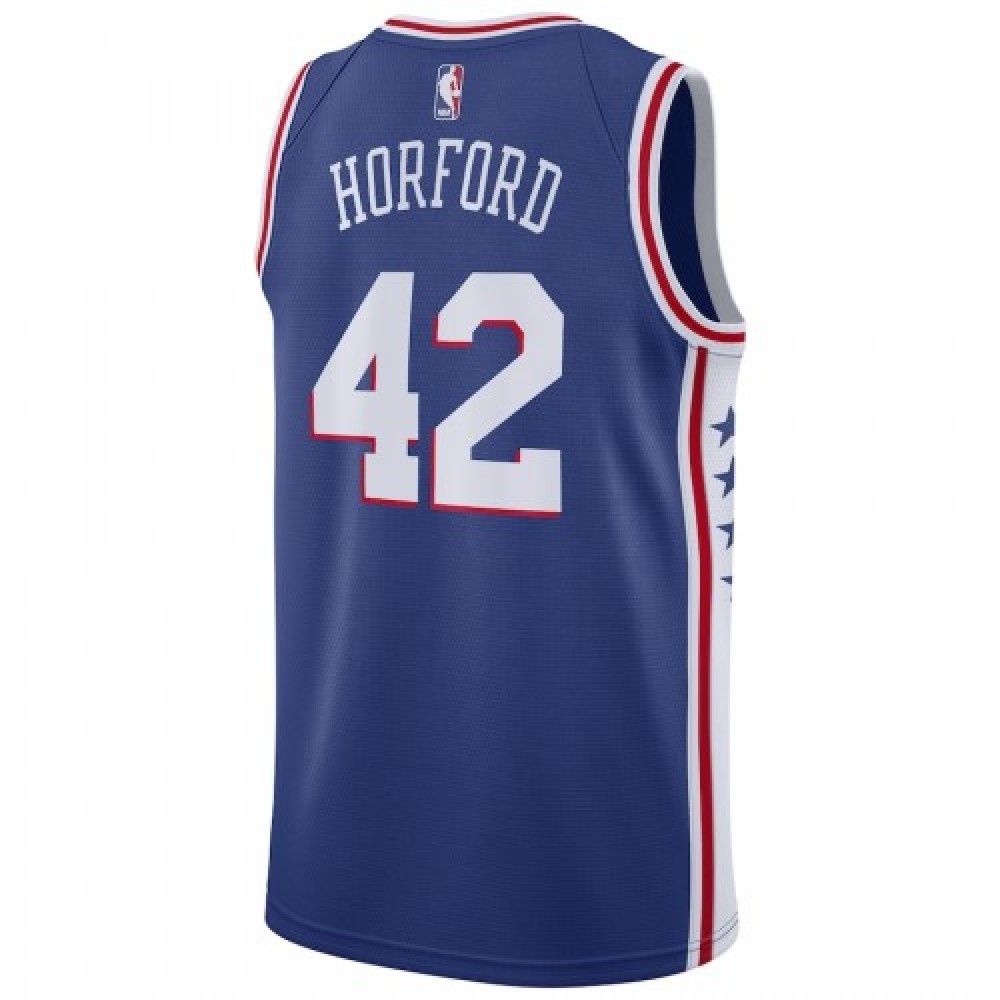 Men's Philadelphia 76ers Al Horford #42 Nike Royal 19/20 Swingman Jersey - Icon Edition-League Wear Hub