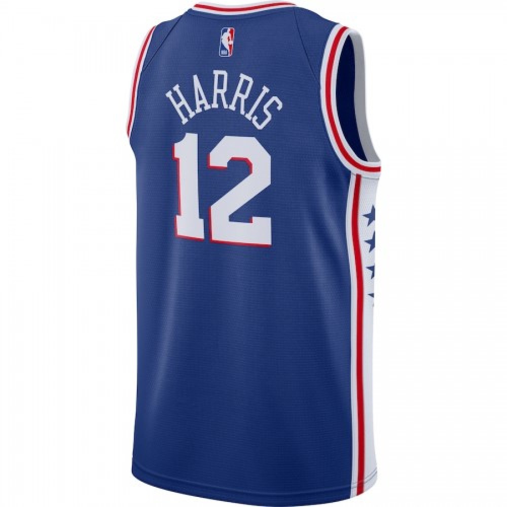 Men's Philadelphia 76ers Tobias Harris #12 Nike Royal 20/21 Swingman Jersey - Icon Edition-League Wear Hub
