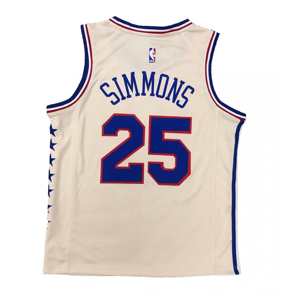 Men's Philadelphia 76ers Ben Simmons #25 Nike 2021 Swingman Jersey - Earned Edition-League Wear Hub