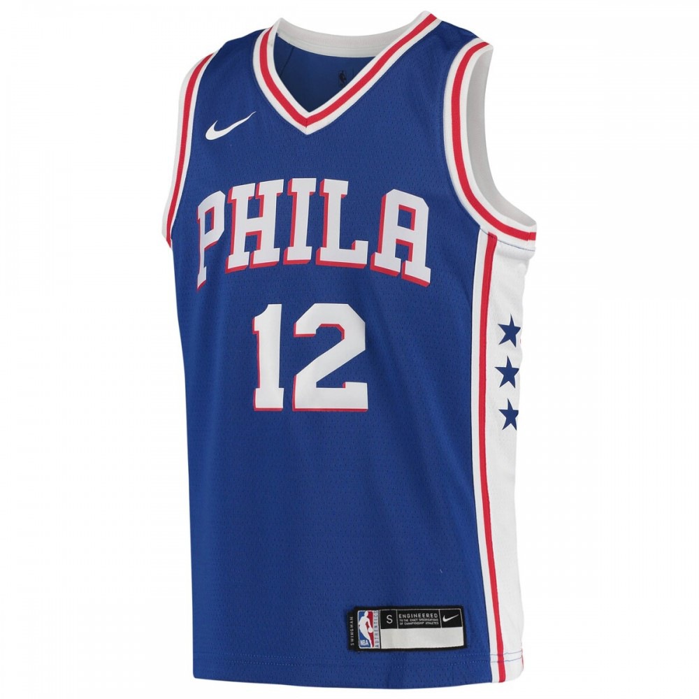 Tobias Harris Philadelphia 76ers Nike Youth 20/21 Swingman Jersey - Icon Edition - Royal-League Wear Hub