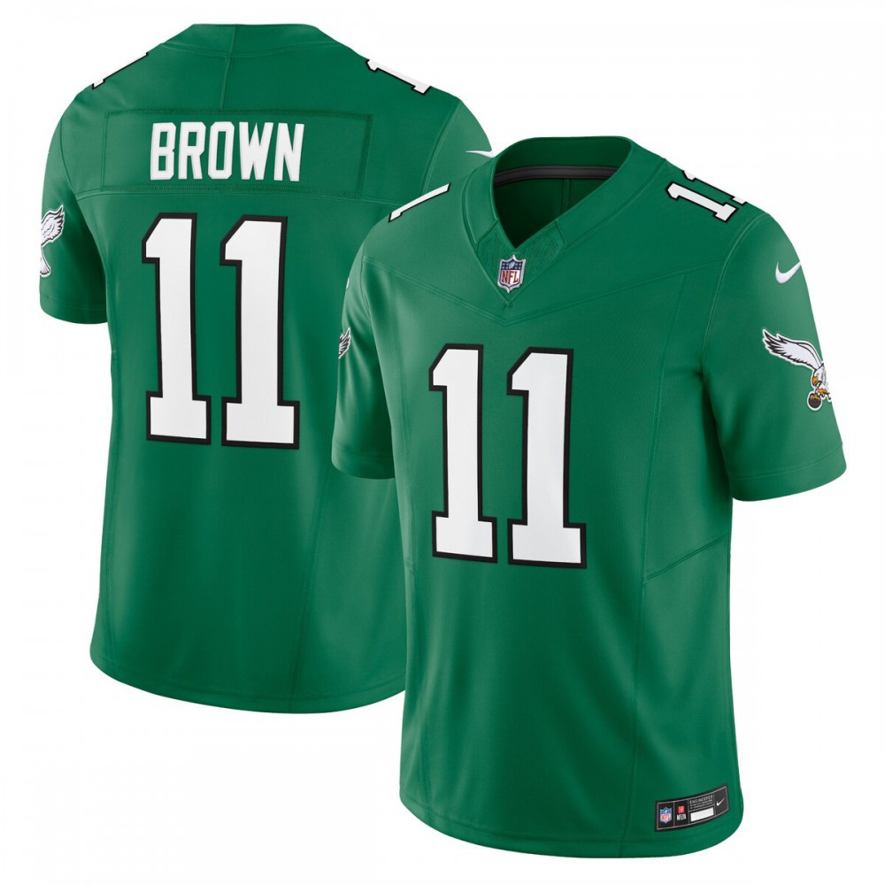 A.J. Brown Philadelphia Eagles Nike Vapor F.U.S.E. Limited Jersey - Kelly Green-League Wear Hub