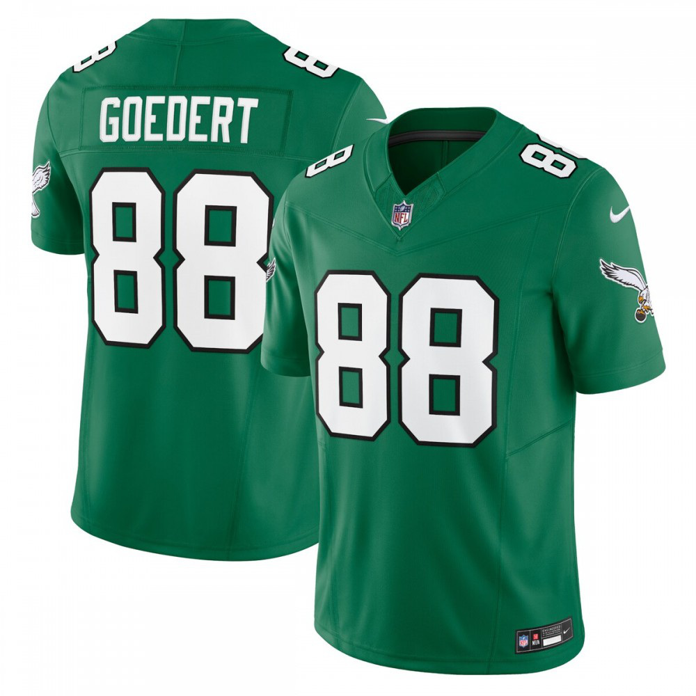 Dallas Goedert Philadelphia Eagles Nike Vapor F.U.S.E. Limited Jersey - Kelly Green-League Wear Hub