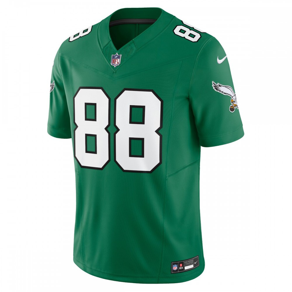 Dallas Goedert Philadelphia Eagles Nike Vapor F.U.S.E. Limited Jersey - Kelly Green-League Wear Hub