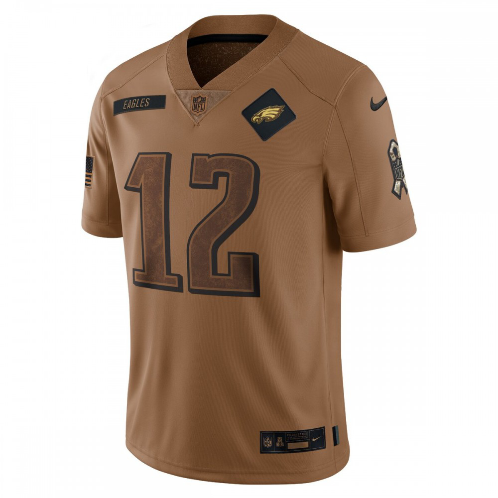 Randall Cunningham Philadelphia Eagles Nike 2023 Salute To Service Retired Player Limited Jersey - Brown-League Wear Hub
