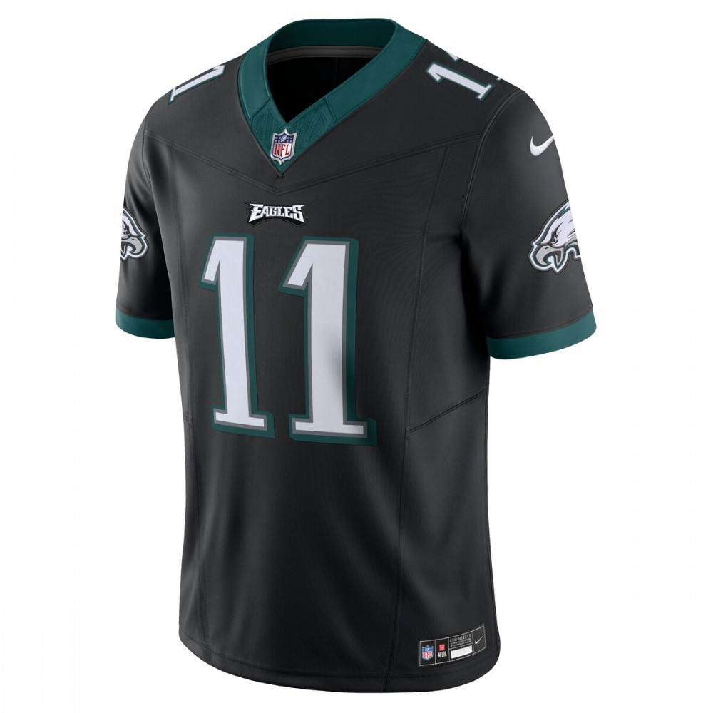 A.J. Brown Philadelphia Eagles Nike Vapor F.U.S.E. Limited Alternate Jersey - Black-League Wear Hub