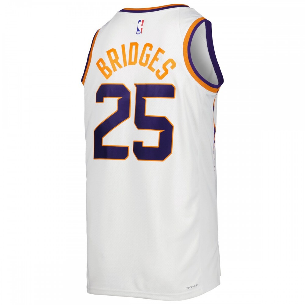 Mikal Bridges Phoenix Suns Nike Unisex 22/23 Swingman Jersey - Icon Edition - White-League Wear Hub