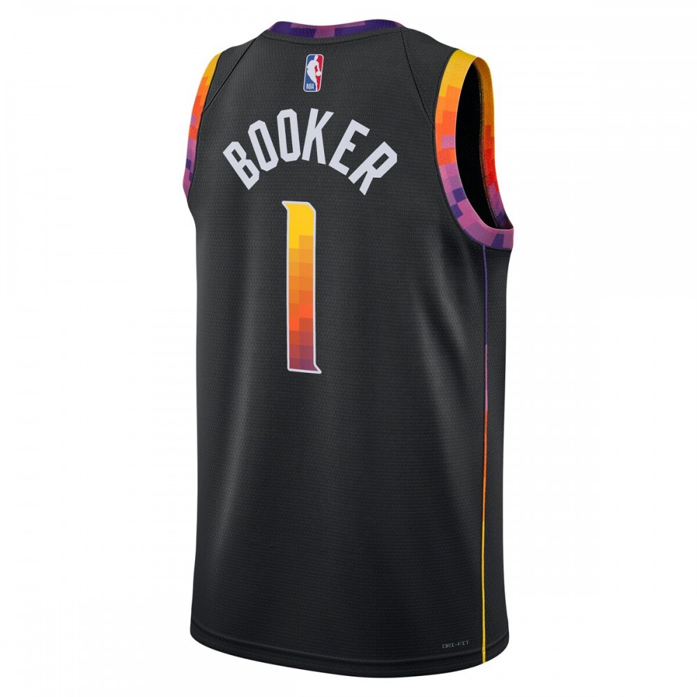 Devin Booker Phoenix Suns Jordan Brand 22/23 Statement Edition Swingman Jersey - Black-League Wear Hub