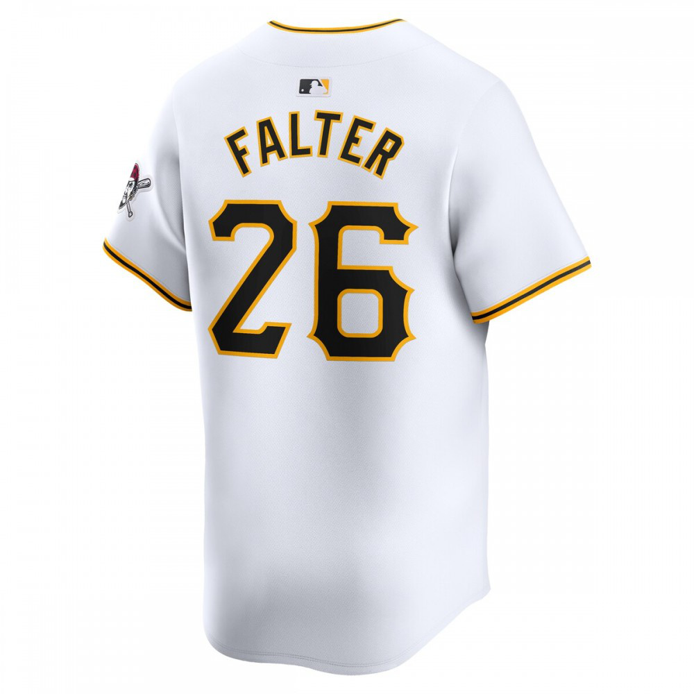 Bailey Falter Pittsburgh Pirates Nike Home Limited Player Jersey – White-League Wear Hub
