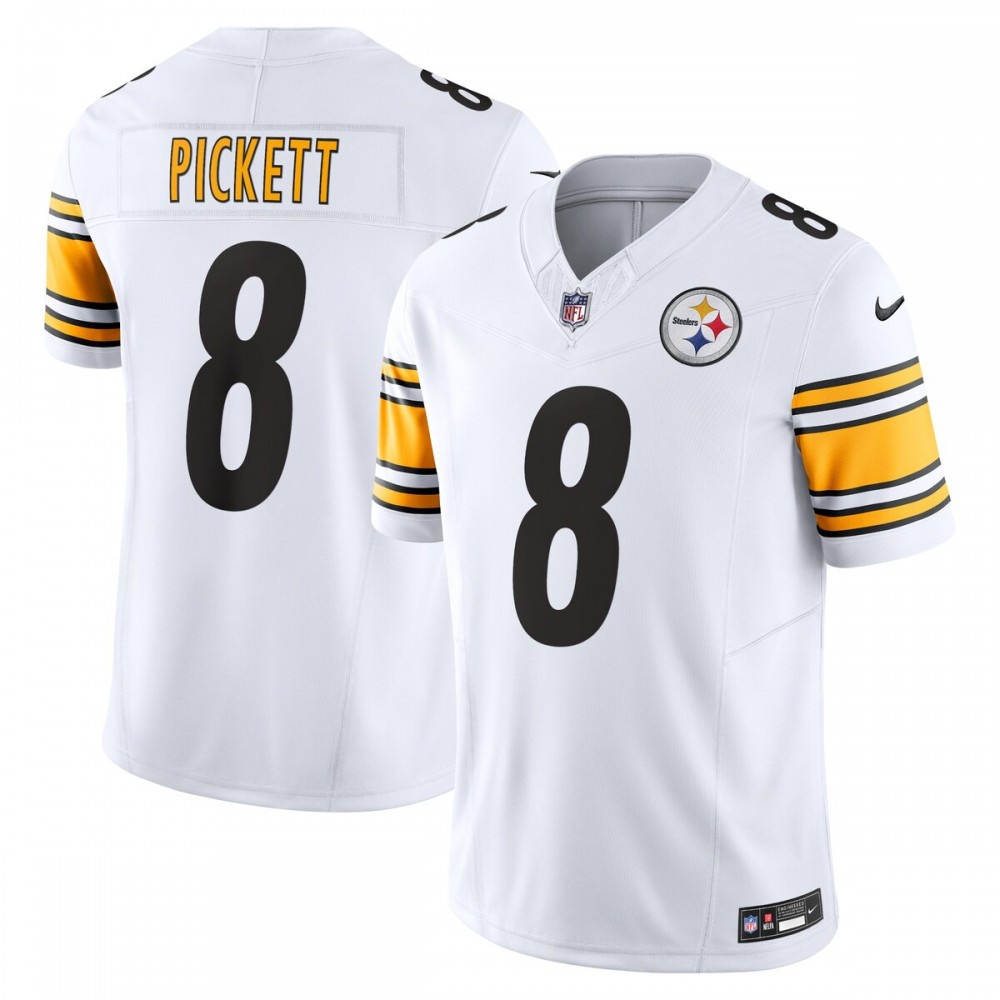 Kenny Pickett Pittsburgh Steelers Nike Vapor F.U.S.E. Limited Jersey - White-League Wear Hub