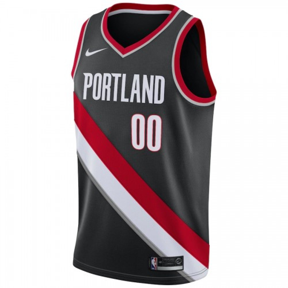 Men's Portland Trail Blazers Carmelo Anthony #00 Nike Black 20/21 Swingman Jersey – Icon Edition-League Wear Hub
