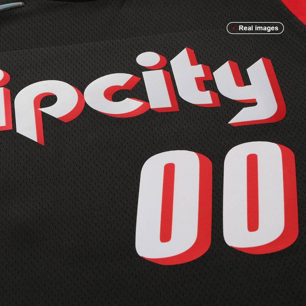 Men's Portland Trail Blazers Carmelo Anthony #00 Nike Black 21/22 Swingman NBA Jersey-City Edition-League Wear Hub
