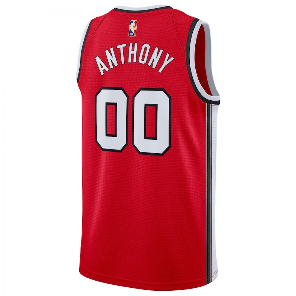 Men's Portland Trail Blazers Carmelo Anthony #00 Nike Red Swingman Jersey - Classic Edition-League Wear Hub