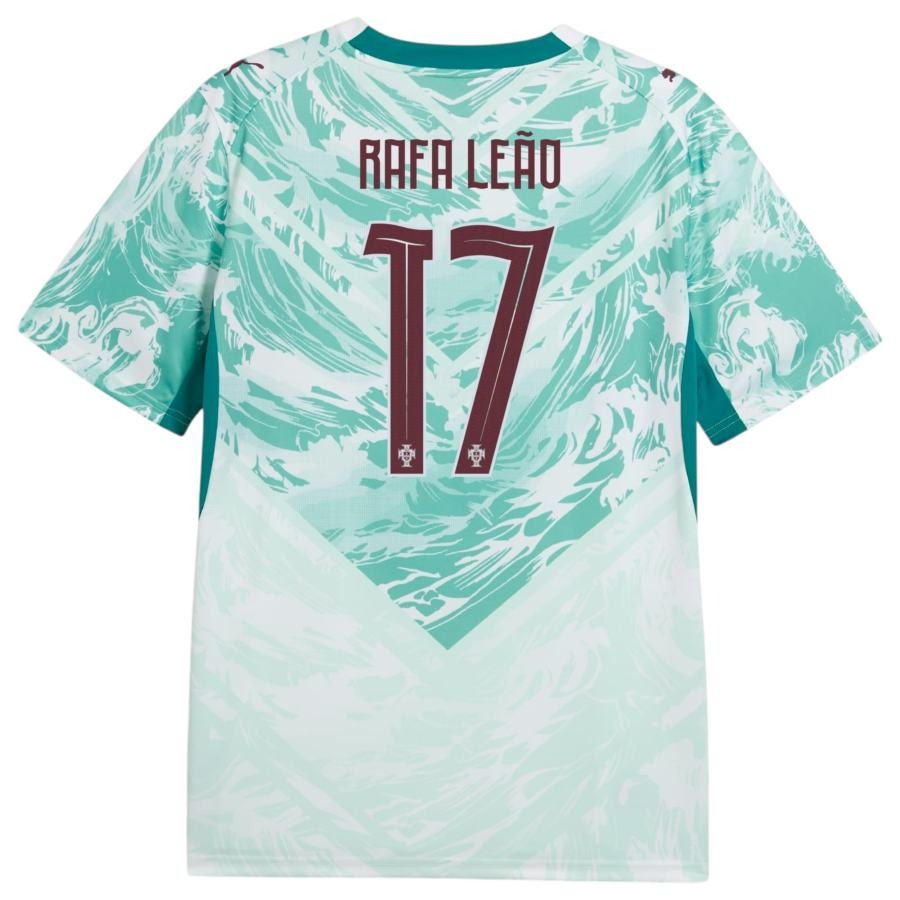 Portugal Away Jersey Rafa Leao 17 World Cup 26/27 - Green-League Wear Hub