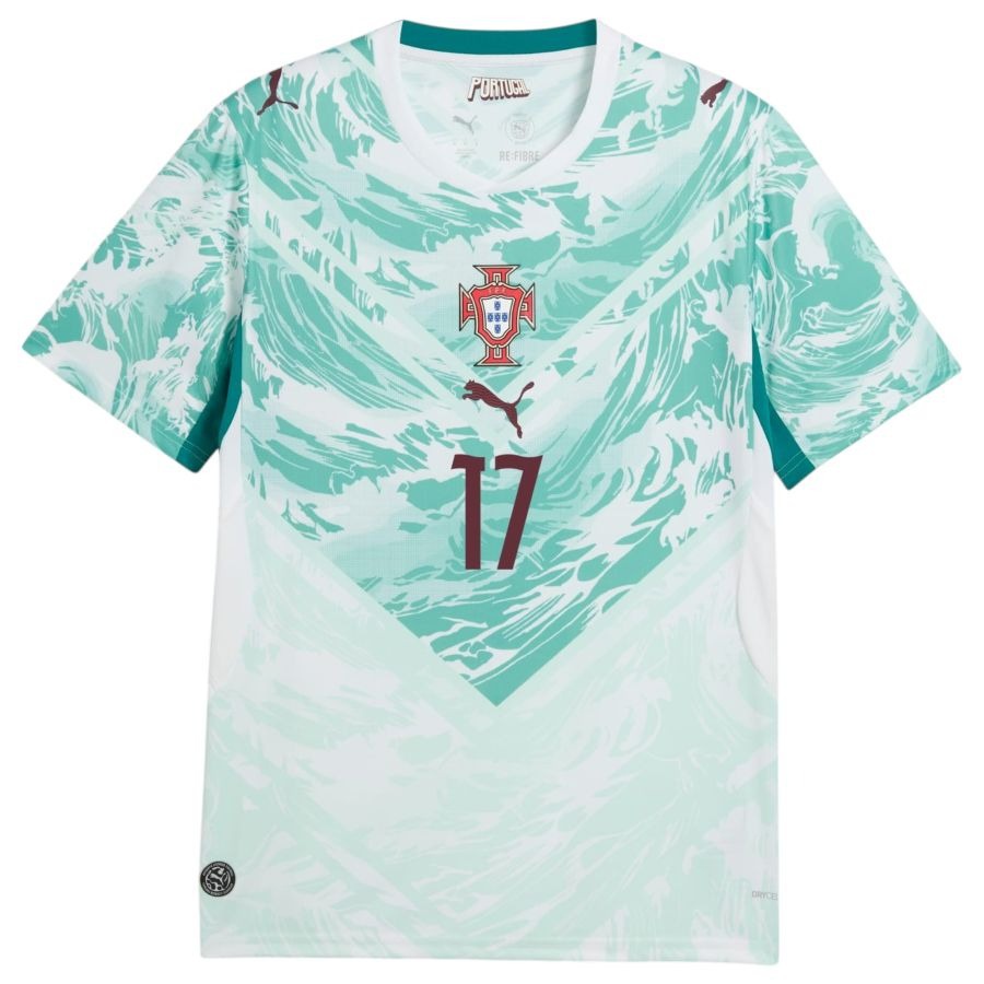 Portugal Away Jersey Rafa Leao 17 World Cup 26/27 - Green-League Wear Hub