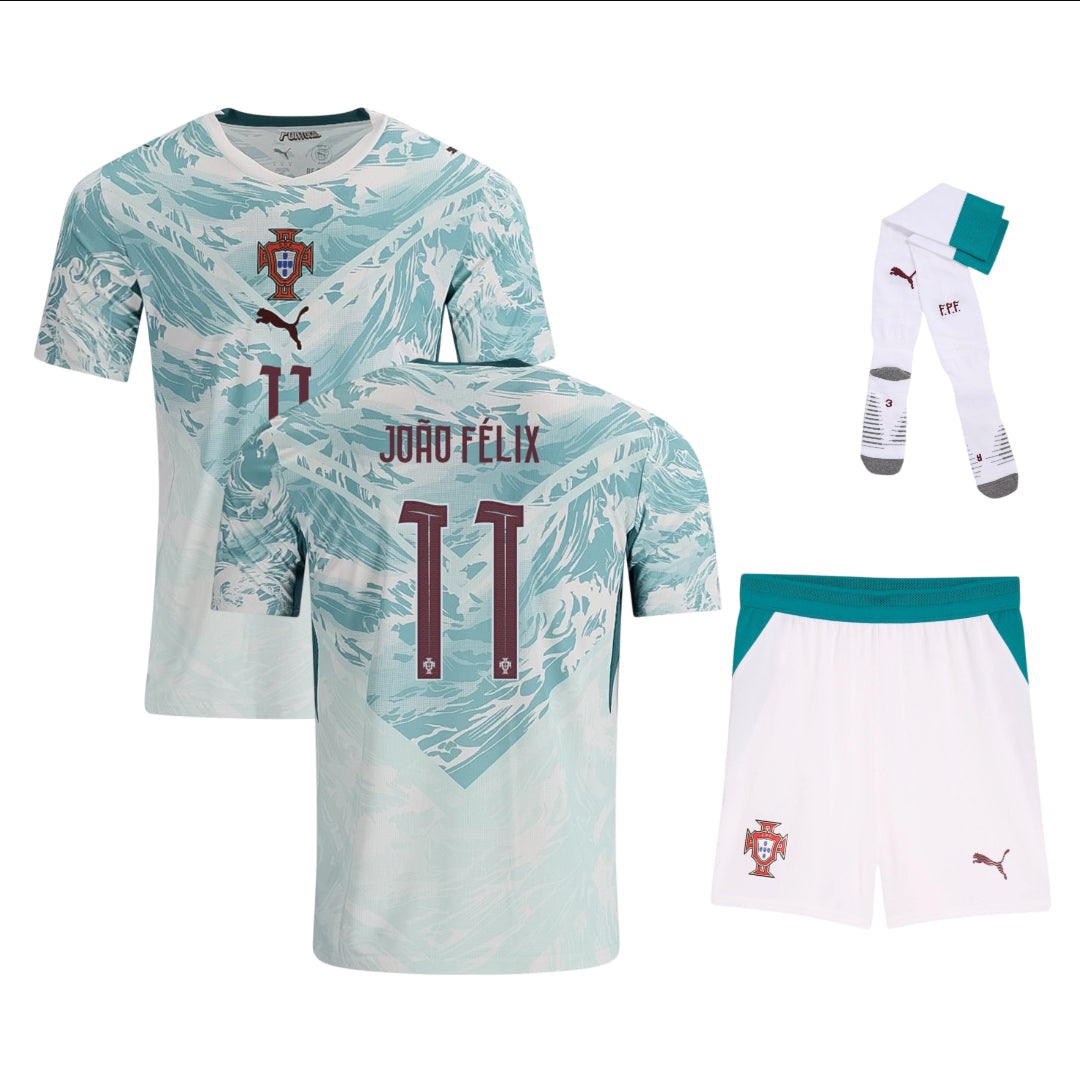 Portugal Kit Kids Joao Felix 11 Away 26/27-League Wear Hub