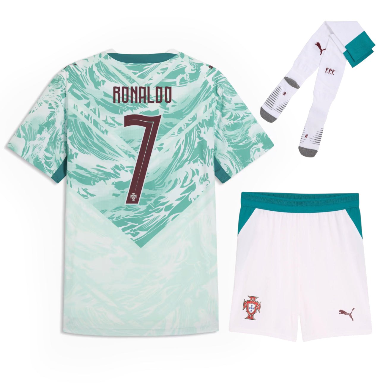 Portugal Kids' Away Kit Ronaldo 7 26/27-League Wear Hub