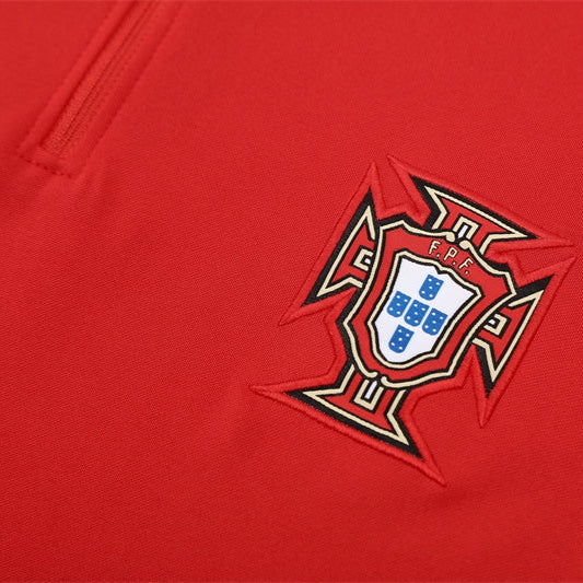 Portugal Red Training Tracksuit Men/Kids 25/26-League Wear Hub