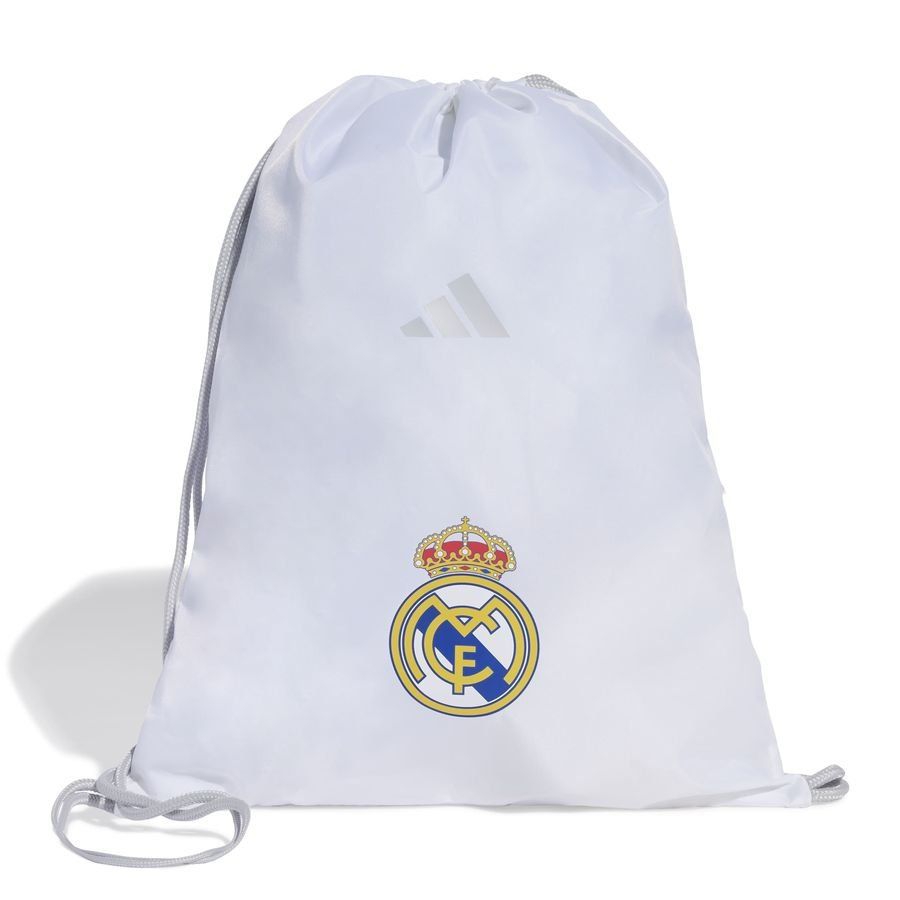 Real Madrid Gym Sack - White/Bold Gold-League Wear Hub