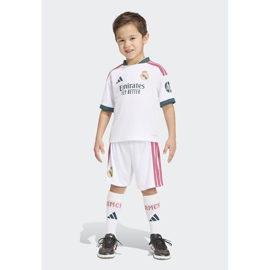 Real Madrid Home Shirt 26/27 Mini-Kit Kids-League Wear Hub
