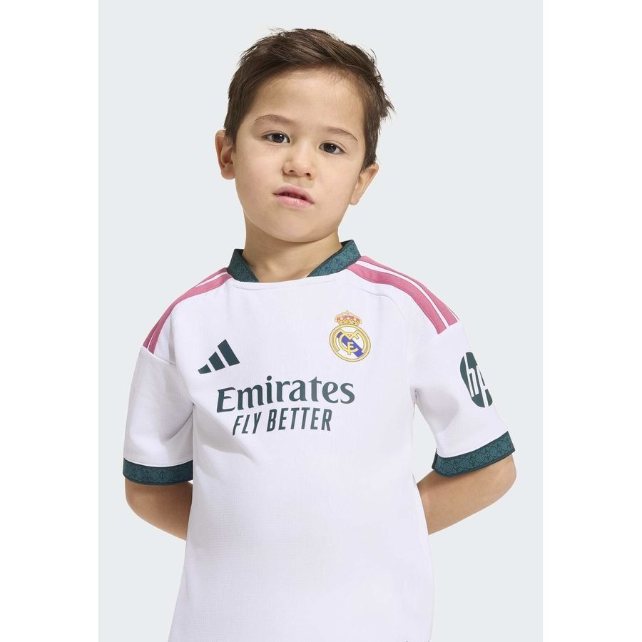 Real Madrid Home Shirt 26/27 Mini-Kit Kids-League Wear Hub