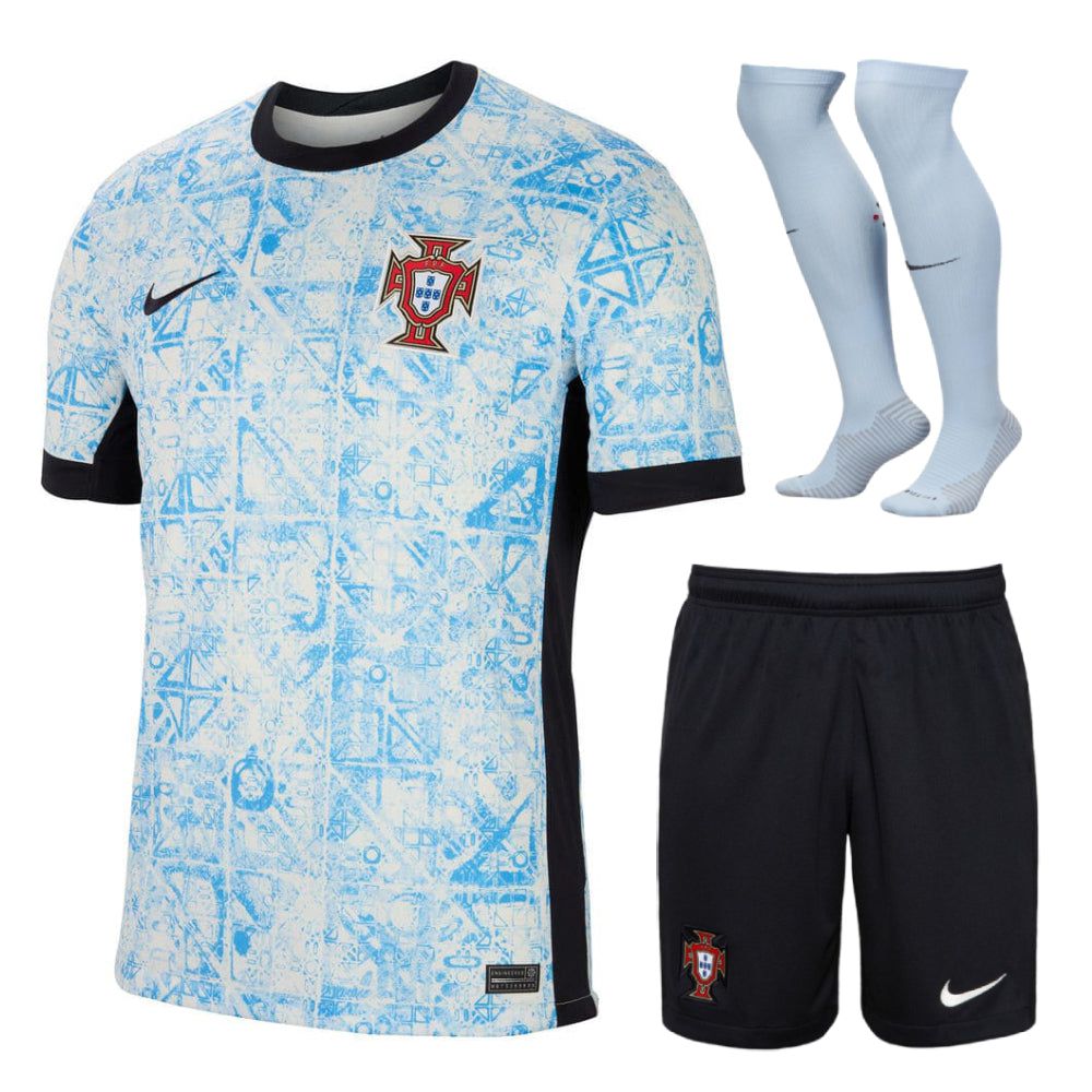 Ronaldo Portugal Home Kit Kids 24/25-League Wear Hub