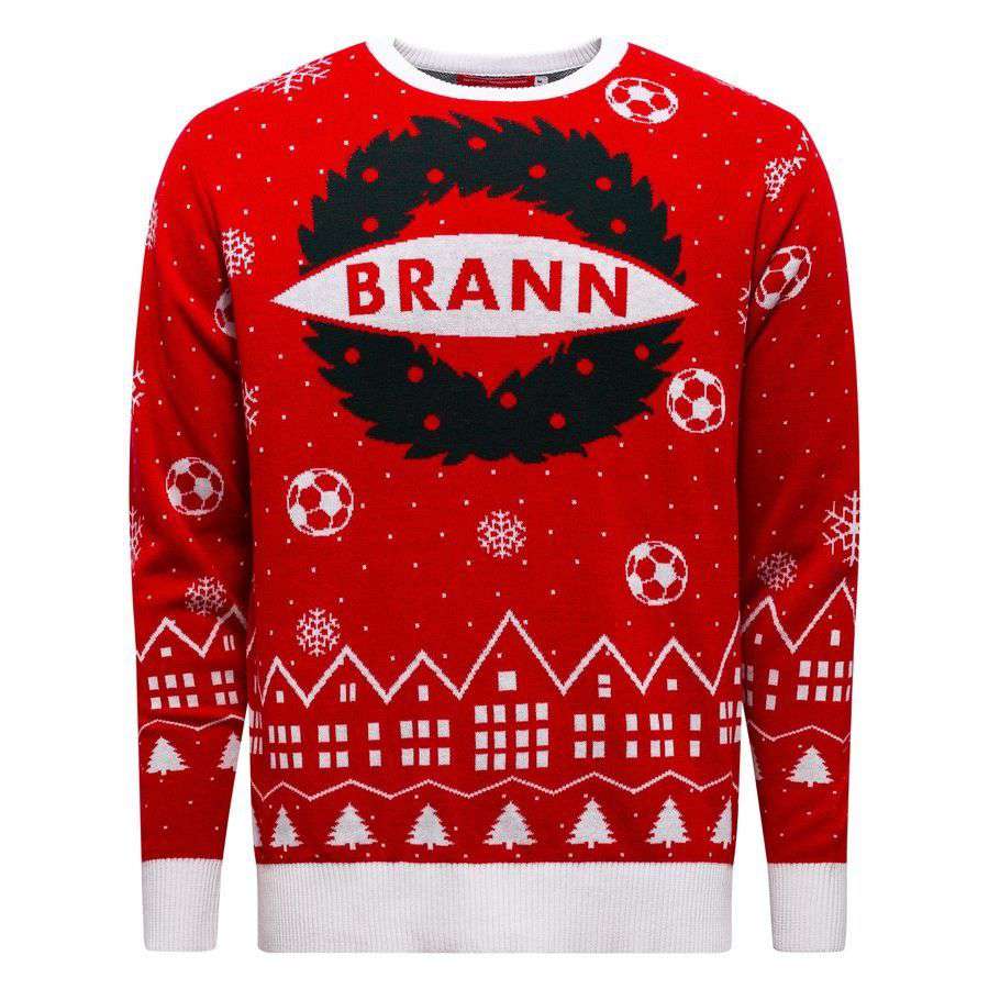 SK Brann Christmas Jumper 2025 - Adult Red-League Wear Hub