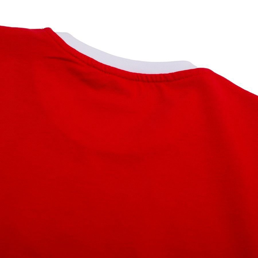 SK Brann Retro Long Sleeves T-Shirt - Red/White-League Wear Hub