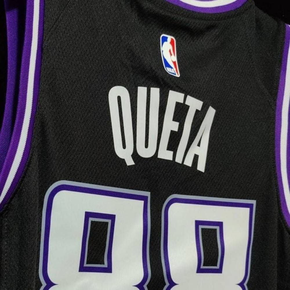 Men's Sacramento Kings Neemias Queta #88 Nike Black 21/22 Swingman NBA Jersey - City Edition-League Wear Hub