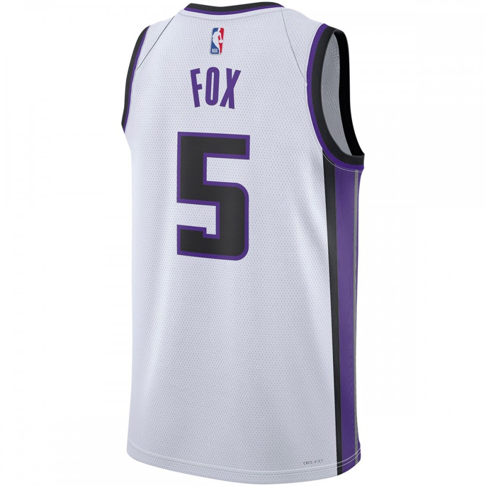 De'Aaron Fox Sacramento Kings Nike Unisex Swingman Jersey - Association Edition - White-League Wear Hub