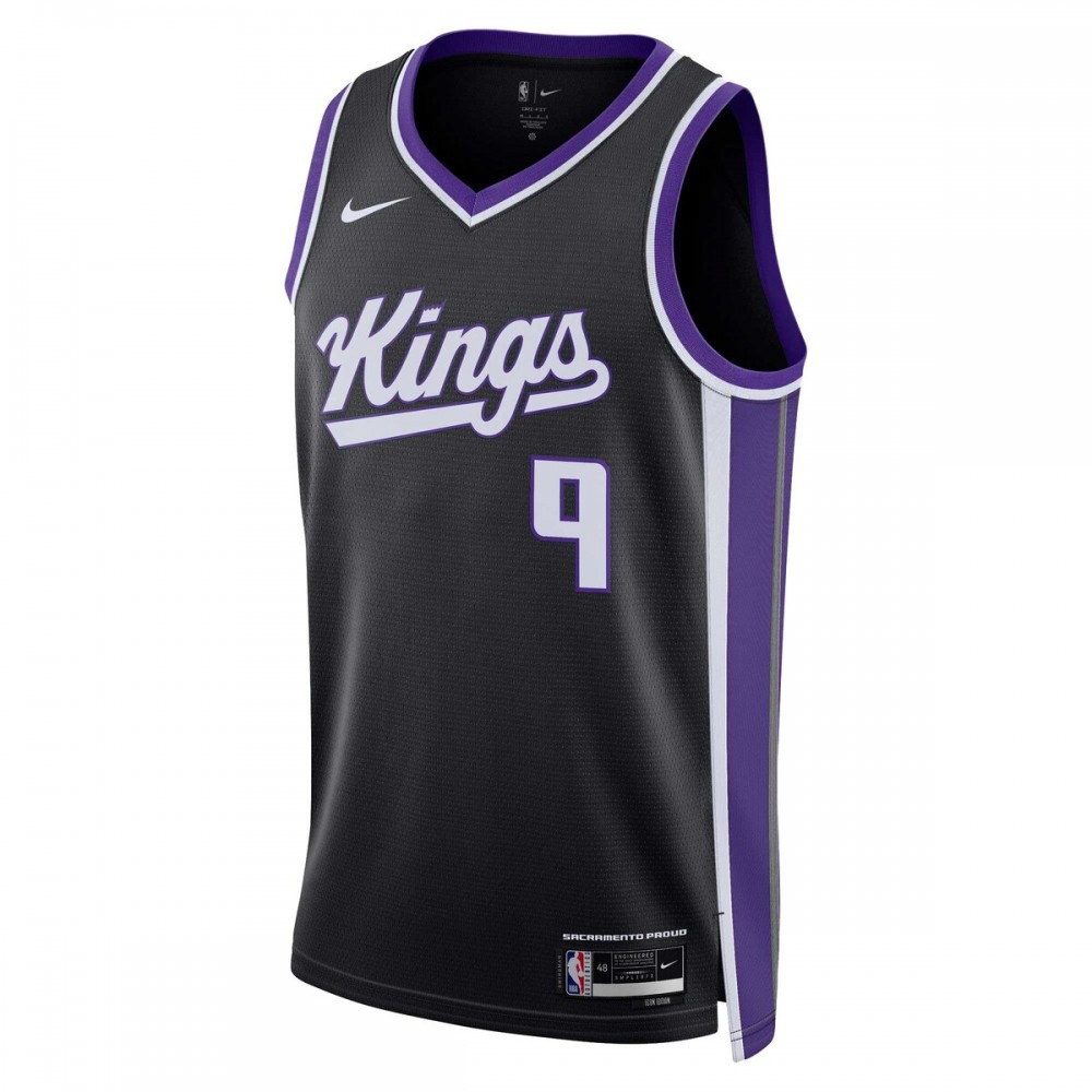 Kevin Huerter Sacramento Kings Nike Unisex Swingman Jersey - Icon Edition - Black-League Wear Hub