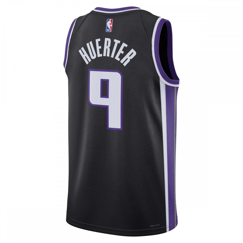 Kevin Huerter Sacramento Kings Nike Unisex Swingman Jersey - Icon Edition - Black-League Wear Hub