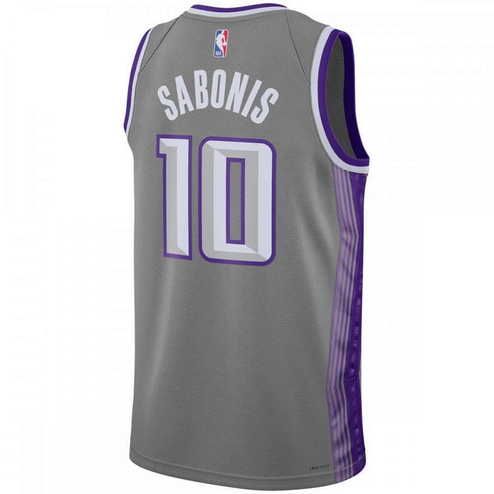 Domantas Sabonis Sacramento Kings Nike Unisex 22/23 Swingman Jersey - City Edition - Anthracite-League Wear Hub