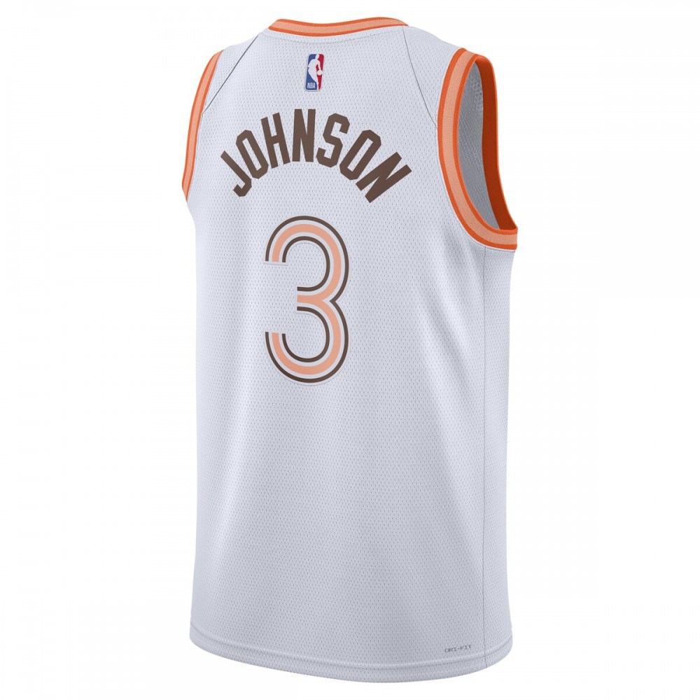 Keldon Johnson San Antonio Spurs Nike Unisex 23/24 Swingman Jersey - White - City Edition-League Wear Hub