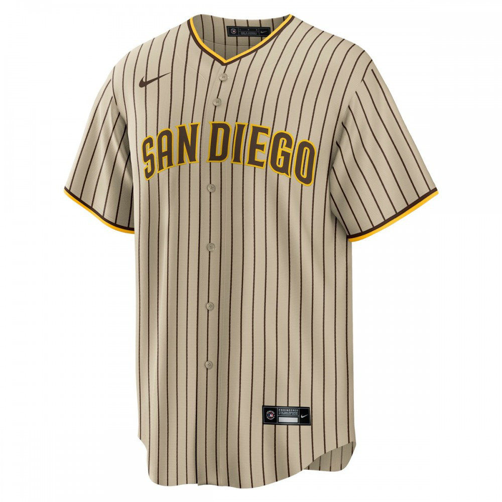 Juan Soto San Diego Padres Nike Alternate Replica Player Jersey - Tan/Brown-League Wear Hub