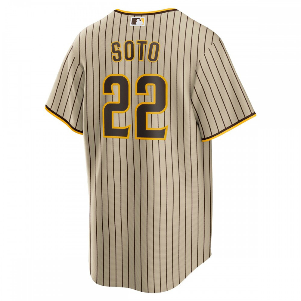 Juan Soto San Diego Padres Nike Alternate Replica Player Jersey - Tan/Brown-League Wear Hub