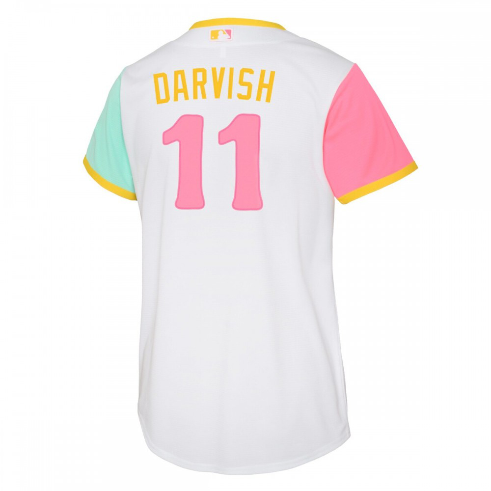 Yu Darvish San Diego Padres Nike Youth 2022 City Connect Replica Player Jersey - White-League Wear Hub