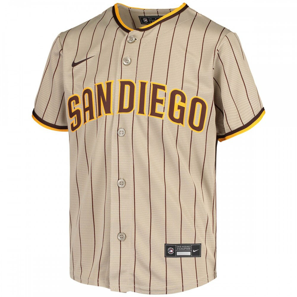 Fernando Tatis Jr. San Diego Padres Nike Youth Alternate Replica Player Jersey - Tan-League Wear Hub