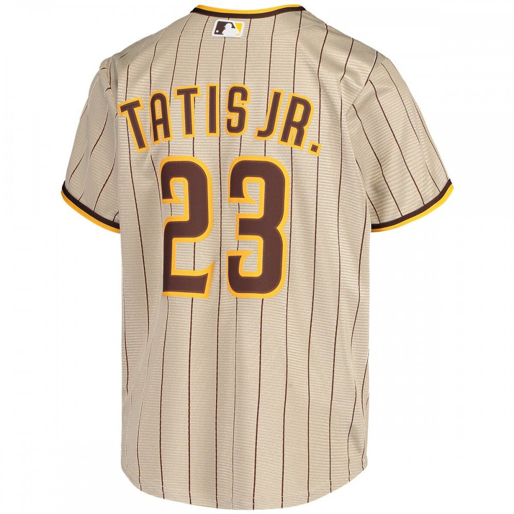 Fernando Tatis Jr. San Diego Padres Nike Youth Alternate Replica Player Jersey - Tan-League Wear Hub