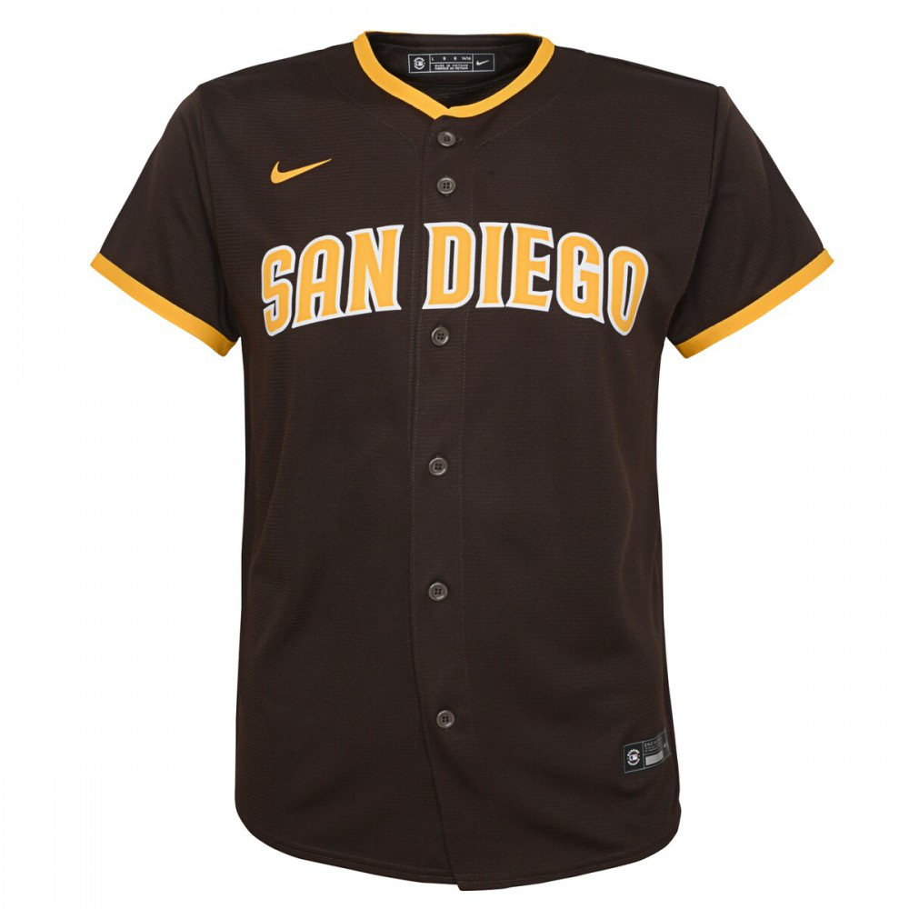 Fernando Tatis Jr. San Diego Padres Nike Youth Alternate Replica Player Jersey - Brown-League Wear Hub