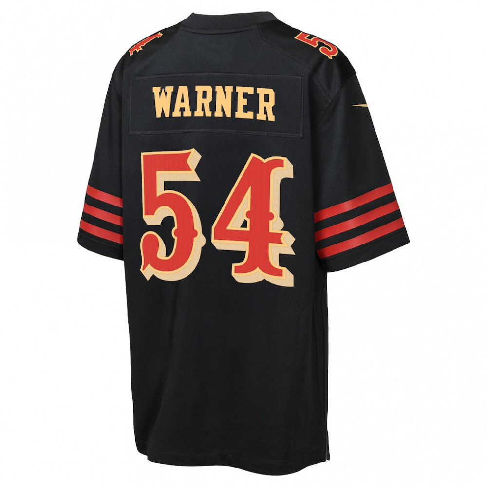Fred Warner San Francisco 49ers Nike Youth 2025 Rivalries Collection Game Jersey - Black-League Wear Hub