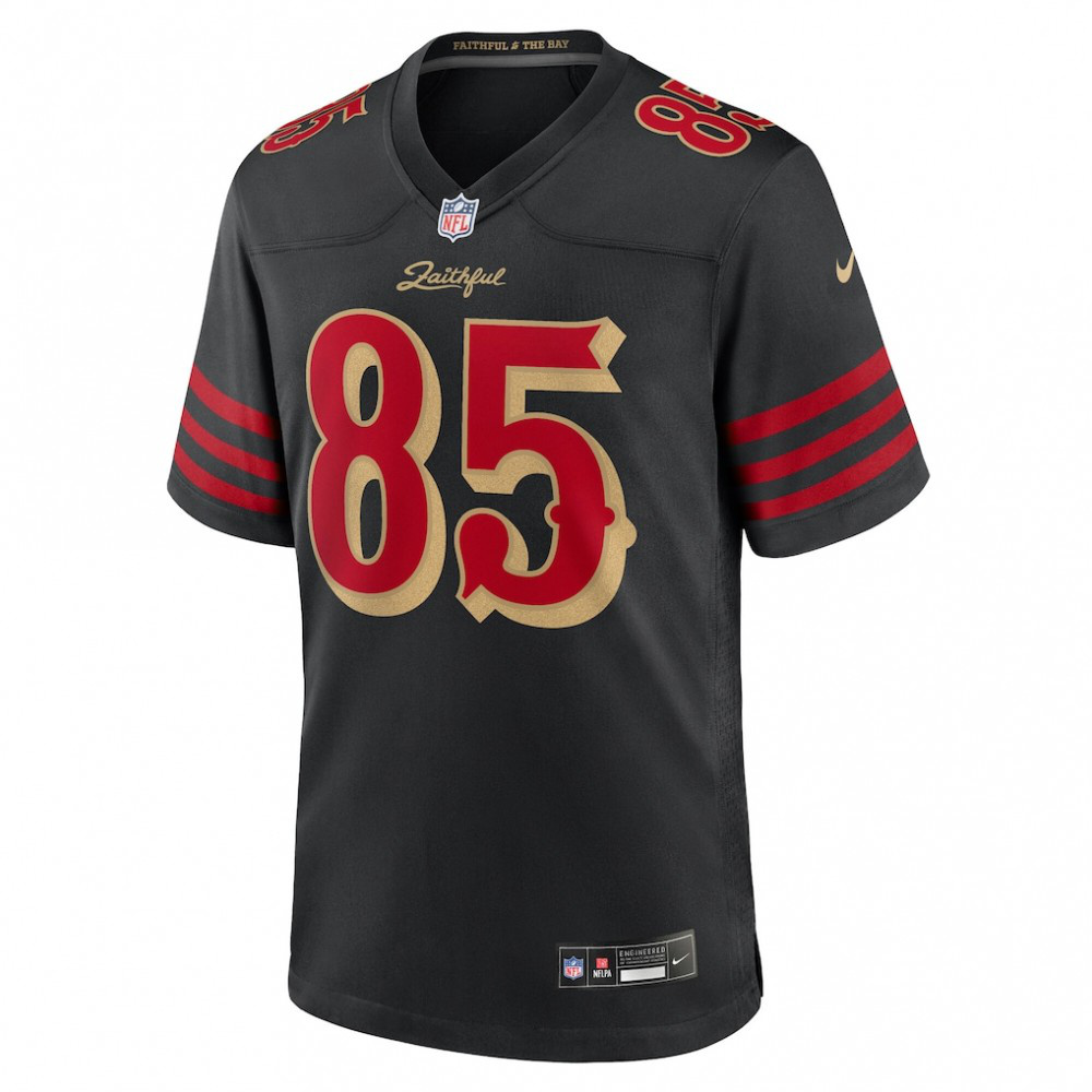 George Kittle San Francisco 49ers Nike 2025 Rivalries Collection Game Jersey - Black-League Wear Hub