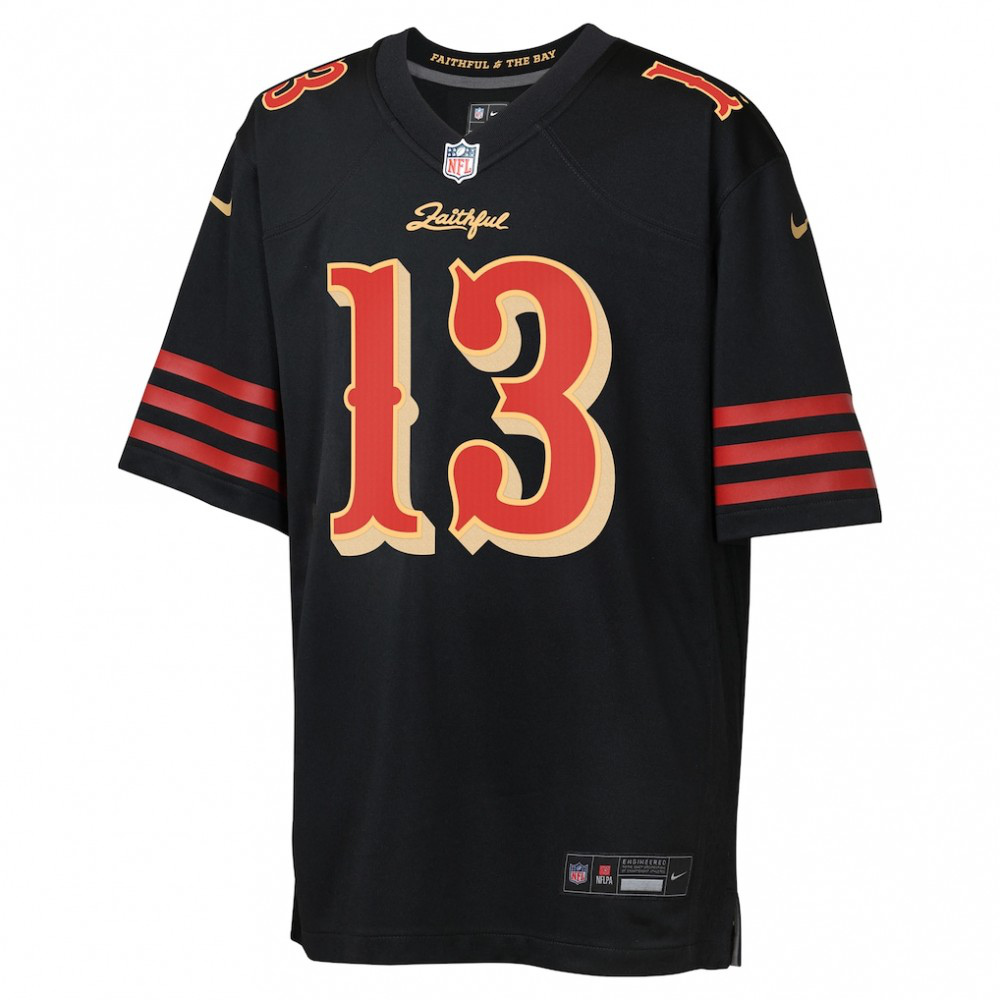 Brock Purdy San Francisco 49ers Nike Youth 2025 Rivalries Collection Game Jersey - Black-League Wear Hub
