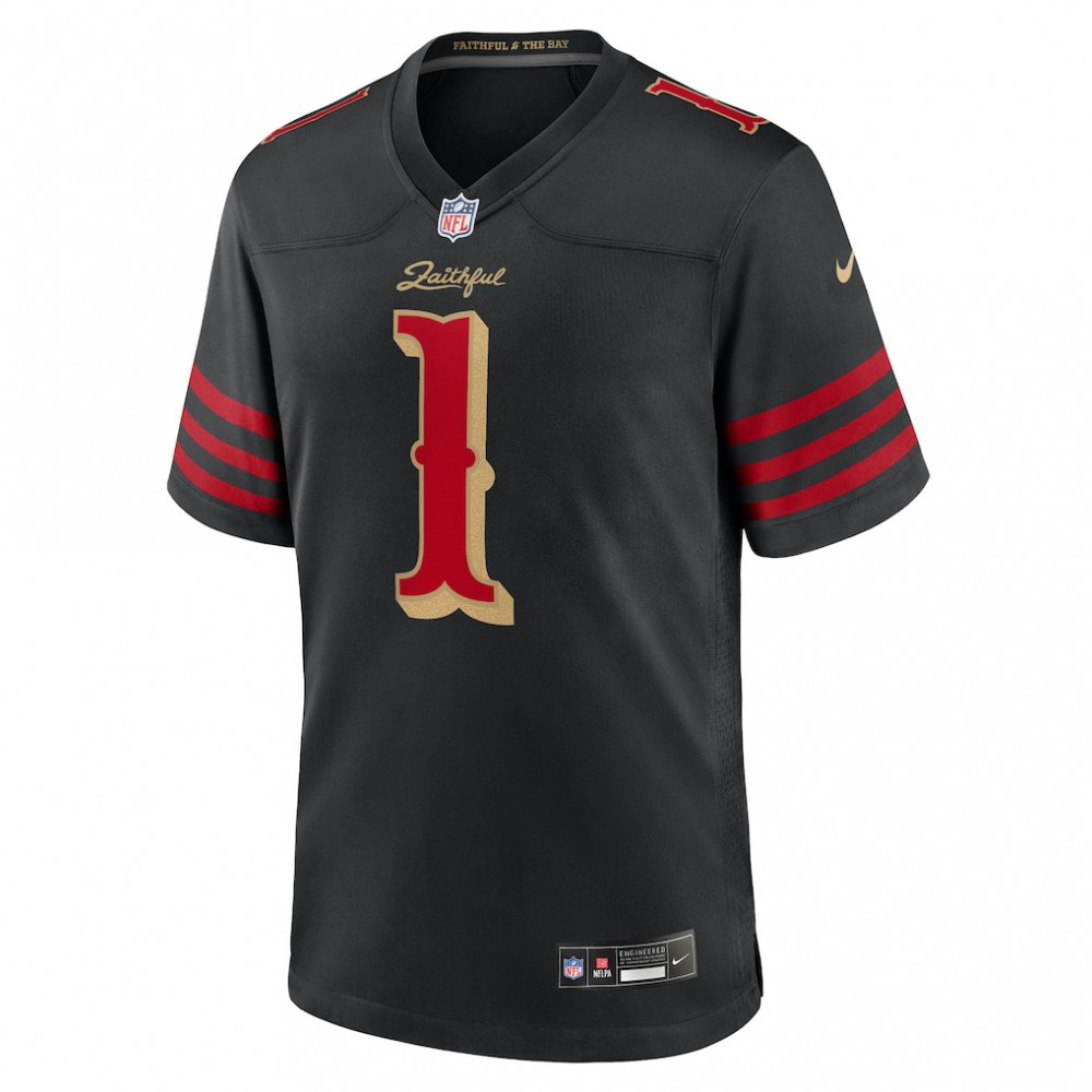 Ricky Pearsall San Francisco 49ers Nike 2025 Rivalries Collection Game Jersey - Black-League Wear Hub
