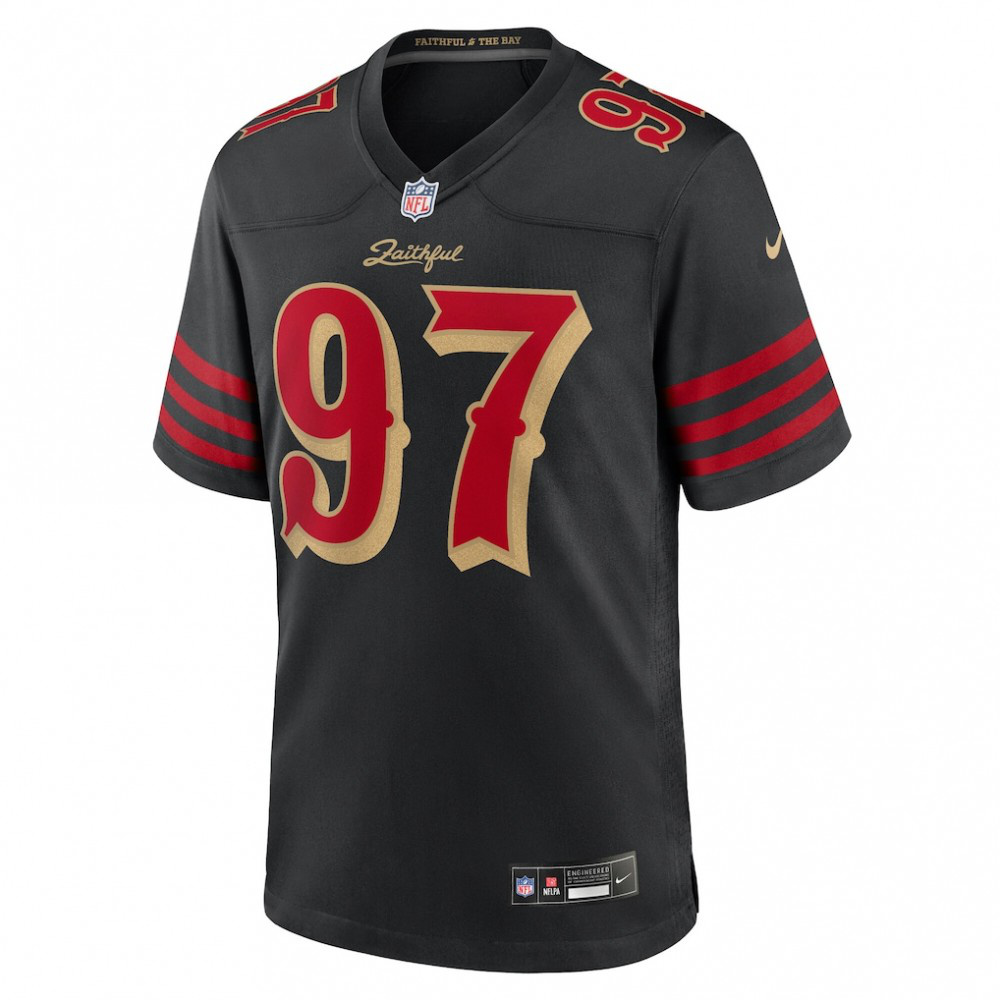 Nick Bosa San Francisco 49ers Nike 2025 Rivalries Collection Game Jersey - Black-League Wear Hub