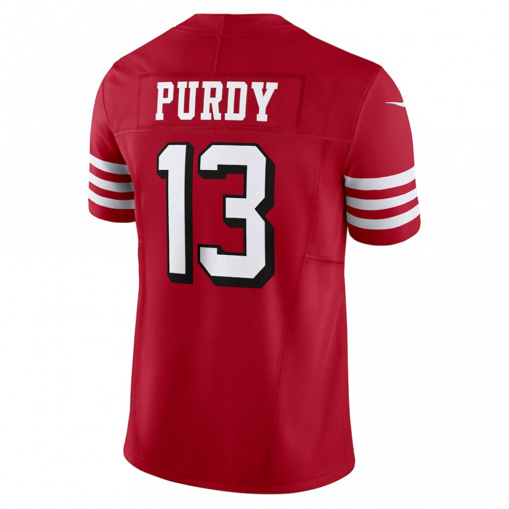 Brock Purdy San Francisco 49ers Nike Vapor F.U.S.E. Limited Jersey - Scarlet-League Wear Hub